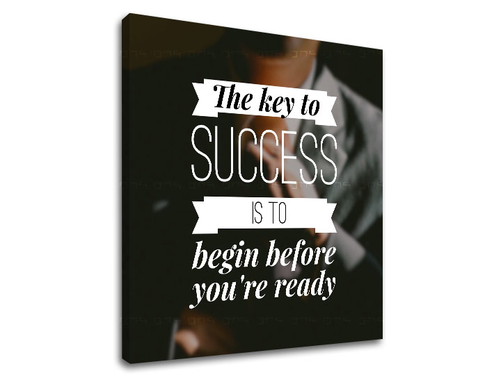 Motivacijska slika na platnu About success_010