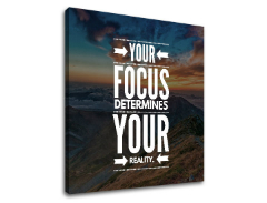 Motivacijska slika na platnu Your focus