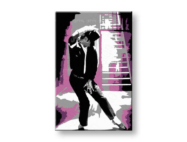 Ročno izdelana slika POP Art Michael Jackson 1-delna