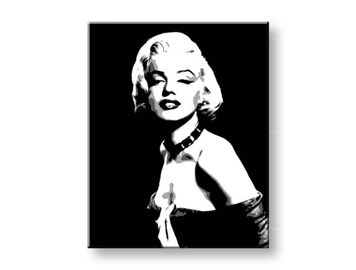 Ročno izdelana slika POP Art Marilyn MONROE 1-delna