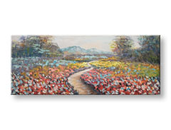 Naslikana slika na platnu PEJSAŽ 1-delna CFAZH6423E1 - 100x40 cm