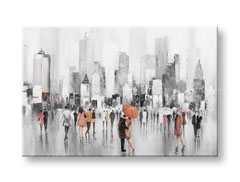 Naslikana slika na platnu LJUDJE 1-delna CWF1690SDE1 - 120x80 cm