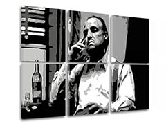 Največji mafijci na platnu The Godfather - Vito Corleone s steklenico viskija