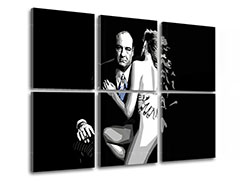 Največji mafijci na platnu Sopranos - Tony Soprano z golo žensko