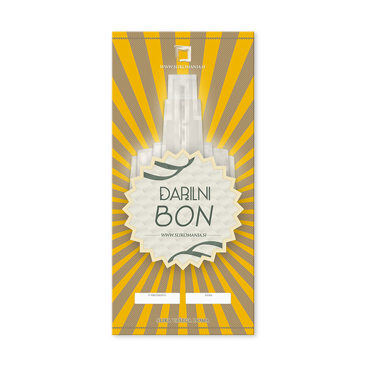 ART DECO - darilni BON