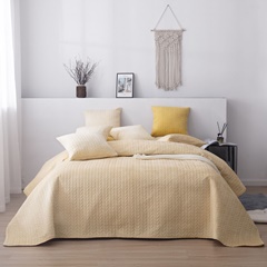 Luksuzno pregrinjalo za posteljo MOXIE marelična barva 160 x 220 cm