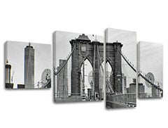 Slike na platnu 4-delne MESTA - NEW YORK ME114E40