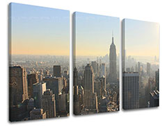 Slike na platnu 3-delne MESTA - NEW YORK ME117E30