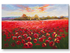 Naslikana slika na platnu PRISTANIŠČE 1-delna CFAZH6008E1 - 90x60 cm