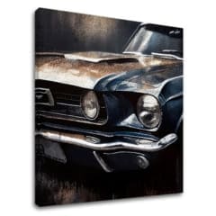 Oblikovanje dekoracije na platnu Galloping American Dream  | 50x50 cm