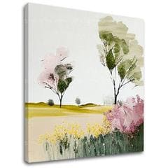 Pokrajina na platnu Poslušanje tišine pokrajine | 50x50 cm