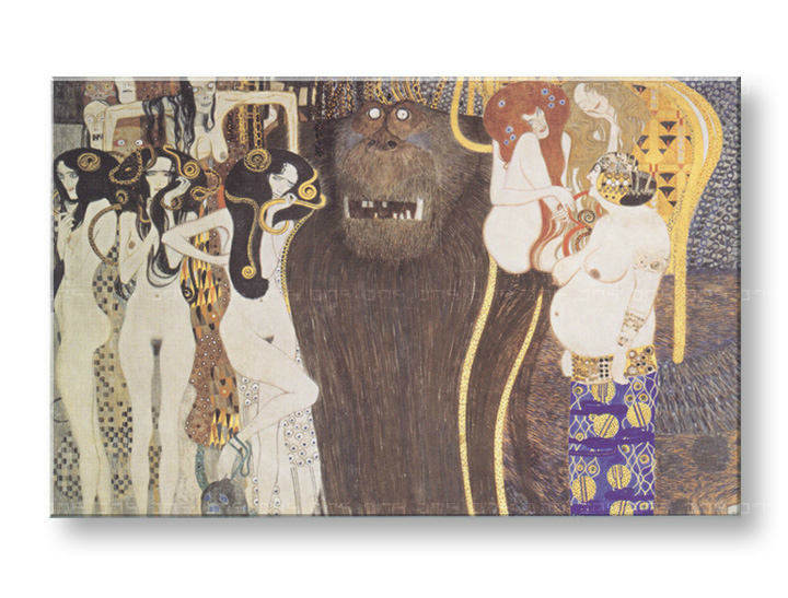 Slika na platnu THE BEETHOVEN FRIEZE – Gustav Klimt