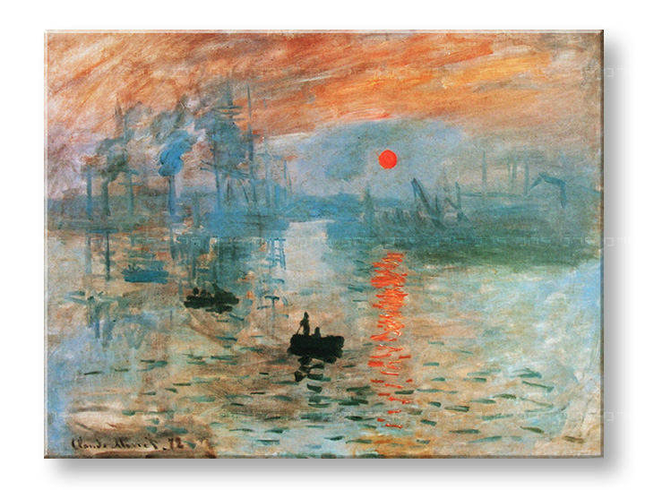 Slika na platnu IMPRESSION, SUNRISE – Claude Monet     