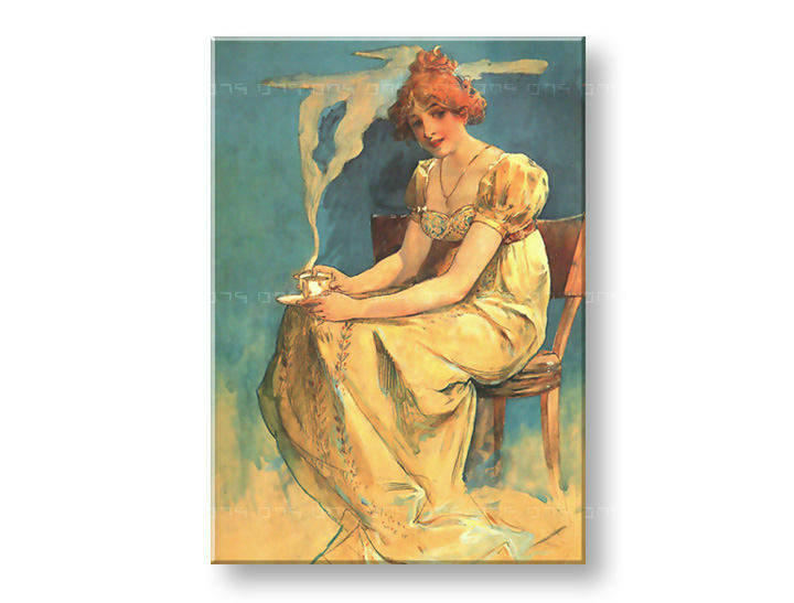 Slika na platnu COFFEE – Alfons Mucha