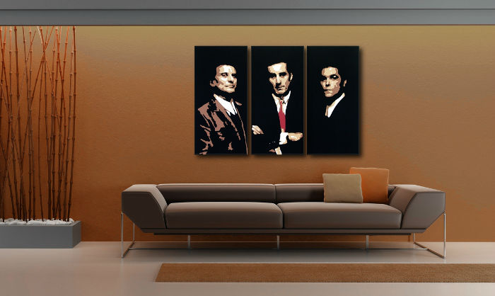 Ročno poslikana slika POP ART GOODFELLAS 90x60 cm