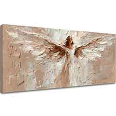 Slika angela Božanski objem | 100 % izvirni akrilni slikarstvo