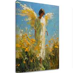 Slika angela Svetloba upanja | 100 % izvirni akril, poslikan