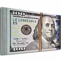 Slika na platnu Benjamin Franklin - simbol modrosti