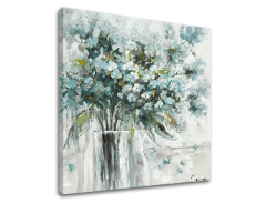 Slika na platnu Cvetje v vazi 1 del XOBCH1673WE1 | 50x50 cm