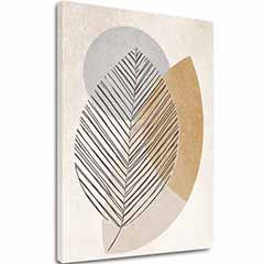 Slika na platnu Gentle Leaf - Minimalistična dekoracija