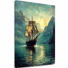 Slika na platnu Jadrnica - Romantična dekoracija