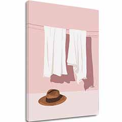 Slika na platnu Pastel Linen - Modern Motif