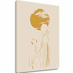 Slika na platnu Ženska v soncu - Fine Motif