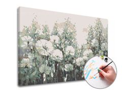 Slikanje po številkah LUCKY FLOWERS | srednja težavnost