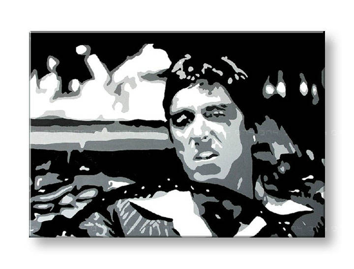 Ročno izdelana slika POP Art AL PACINO 1-delna