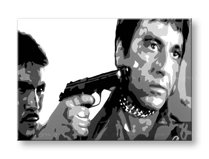 Ročno izdelana slika POP Art AL PACINO 1-delna