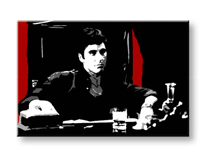 Ročno izdelana slika POP Art AL PACINO 1-delna 