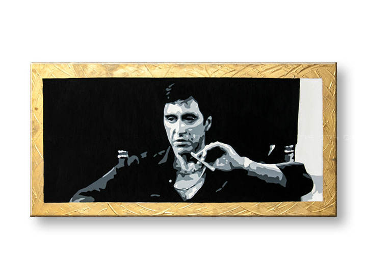 Ročno izdelana slika POP Art AL PACINO 3-delna