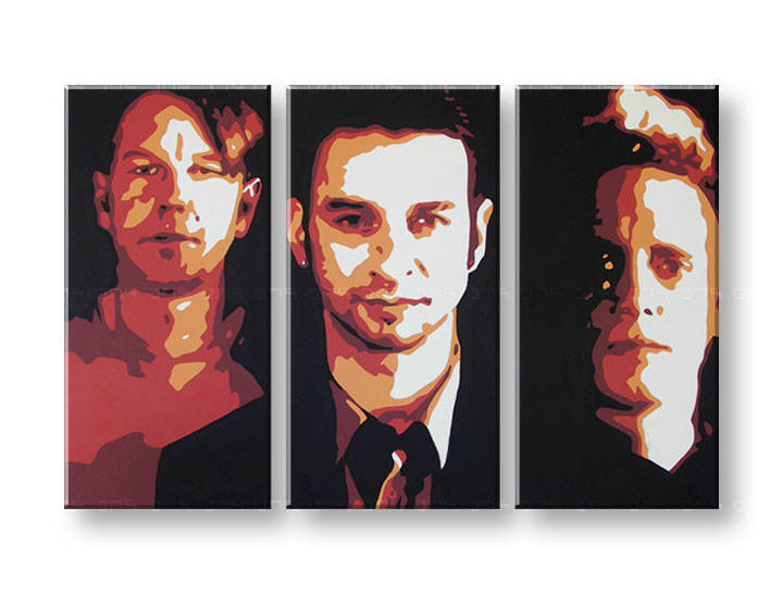 Ročno izdelana slika POP Art Depeche Mode 3-delna 