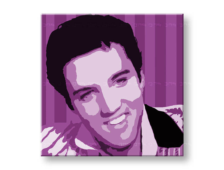 Ročno izdelana slika POP ART Elvis Presley 1-delna 