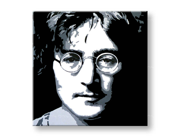 Ročno izdelana slika POP Art John Lennon 1-delna 