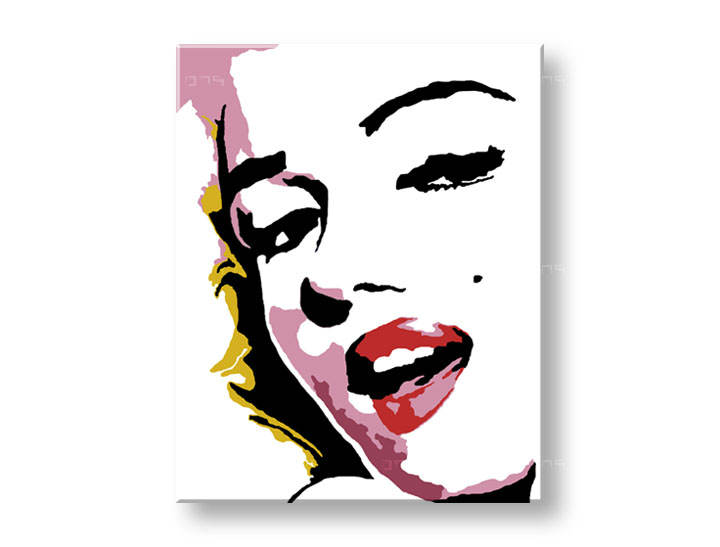 Ročno izdelana slika POP Art Marilyn Monroe 1-delna