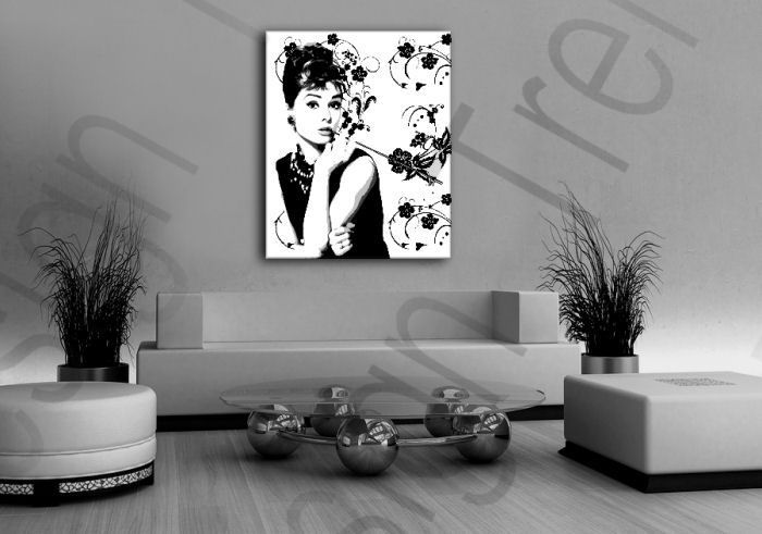 Ročno izdelana slika POP Art Popust Audrey Hepburn