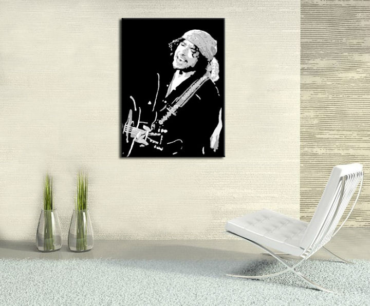 Ročno izdelana slika POP Art Bob Dylan 1-delna