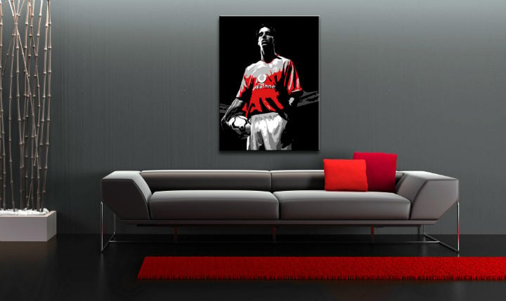 Ročno izdelana slika POP Art Ruud van Nistelrooy 1-delna