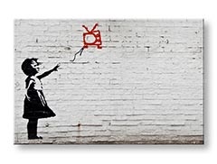 Slika na platnu 1-delna Street ART – Banksy