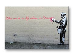 Slika na platnu 1-delna Street ART – Banksy