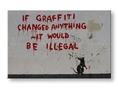Slika na platnu 1-delna Street ART – Banksy