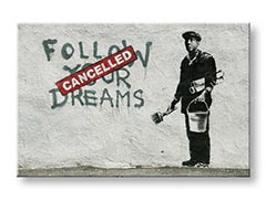 Slika na platnu 1-delna Street ART – Banksy