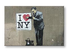 Slika na platnu 1-delna Street ART – Banksy