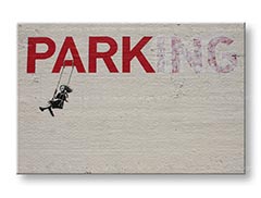 Slika na platnu 1-delna Street ART – Banksy