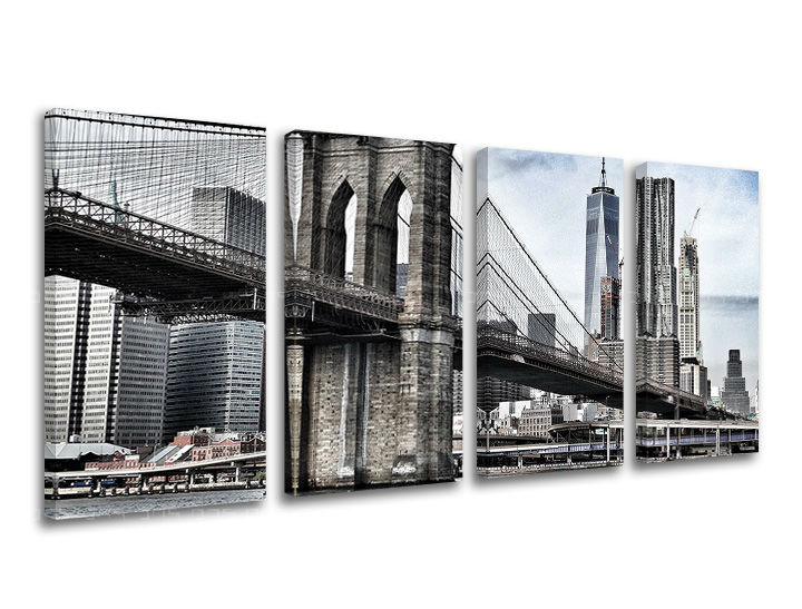 Slike na platnu 4-delne MESTO - NEW YORK ME115E41