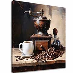 Slike za kavo za kuhinjo Umetniško zadovoljstvo