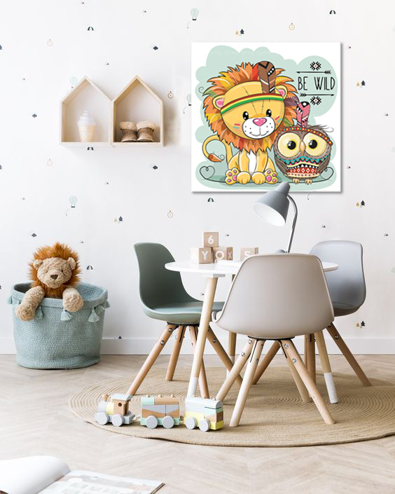 Stenska slika ZA OTROKE 70x70 cm