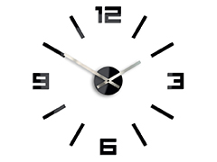 Stenske ure ARABIC BLACK HMCNH056-black